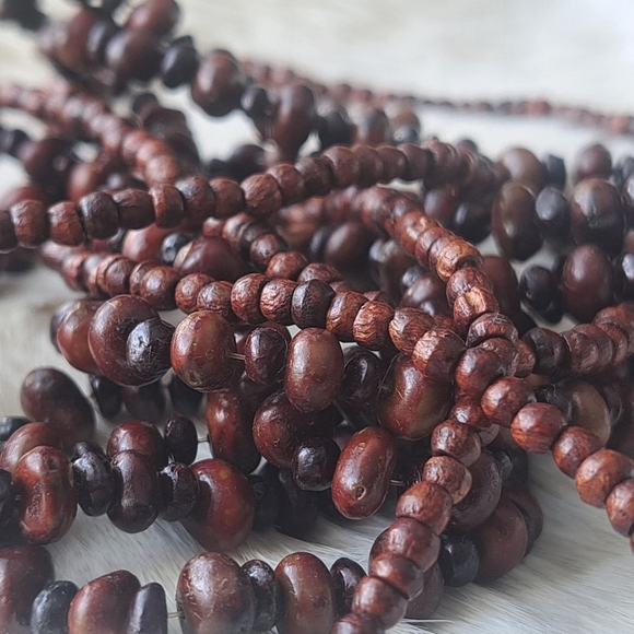 Set of two strands necklace - Picture 3 of 8